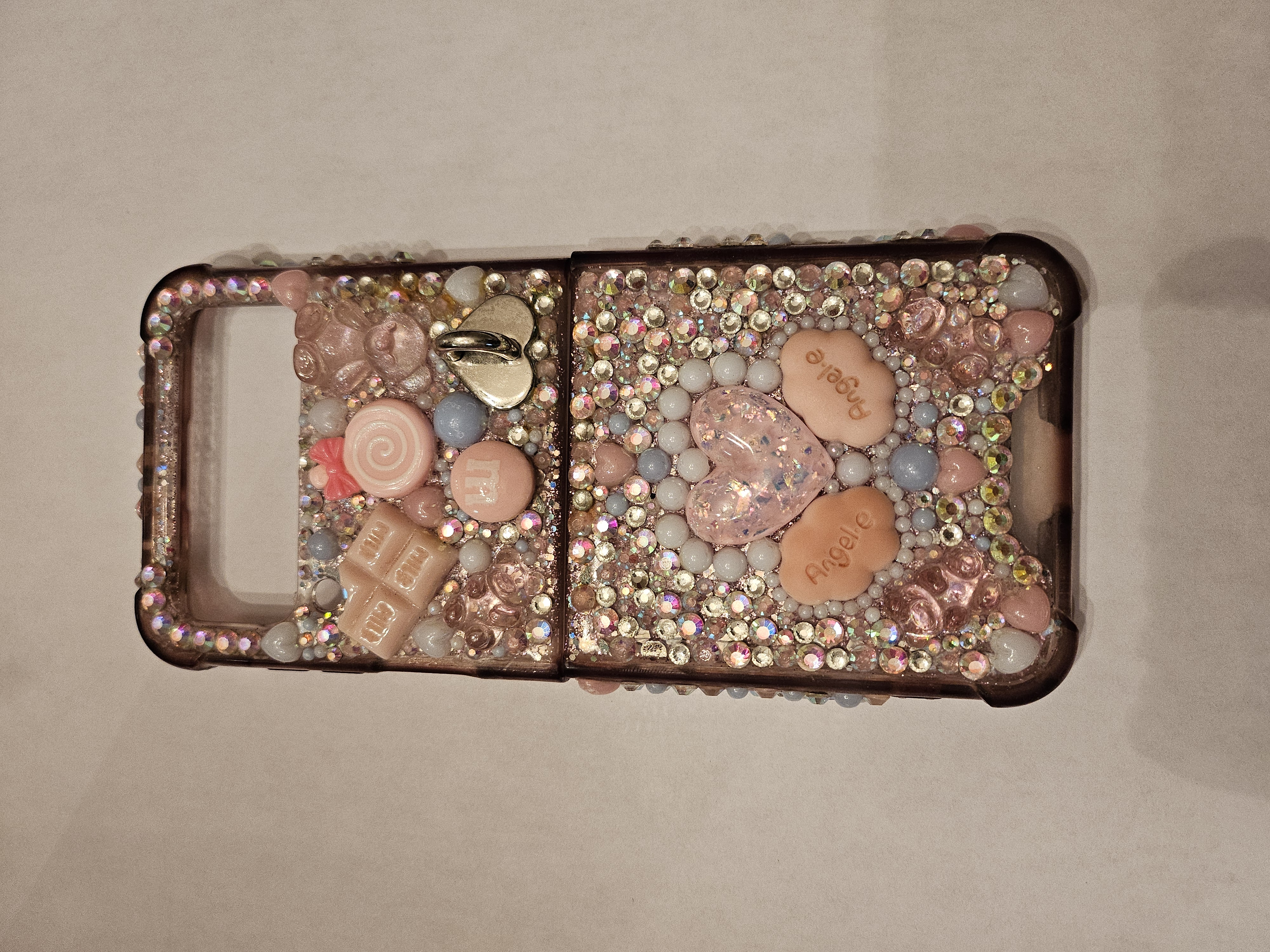 old weathered decoden phone case